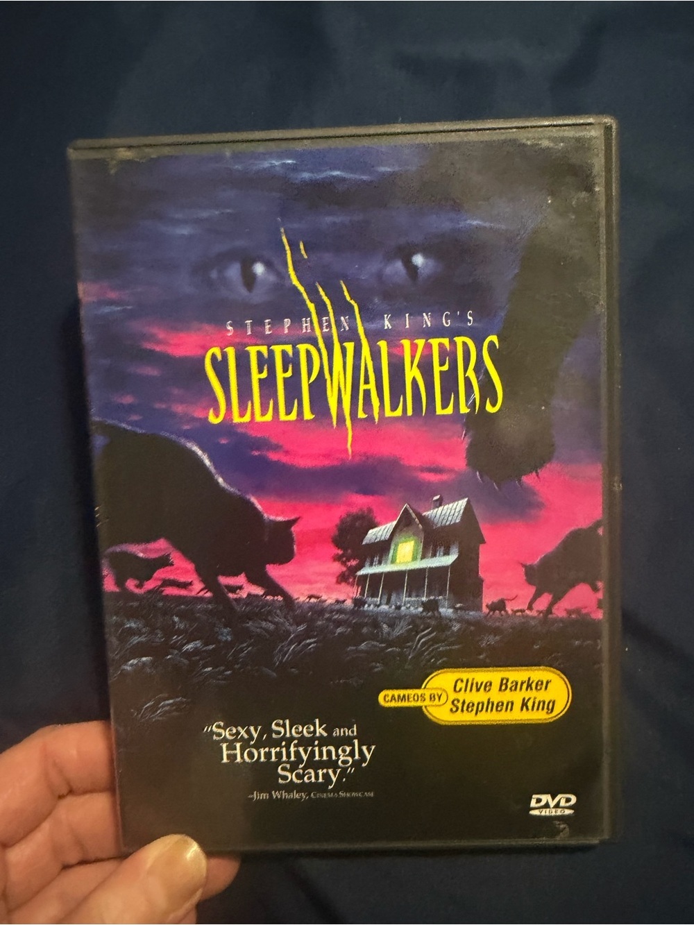 Sleepwalkers, DVD 1992 horror film written by Stephen King